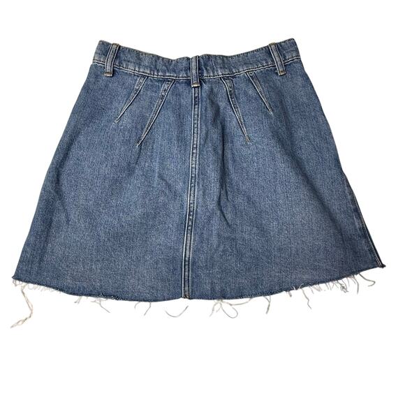 We the Free Denim Skirt Women's 26 A-Line - Picture 2 of 7
